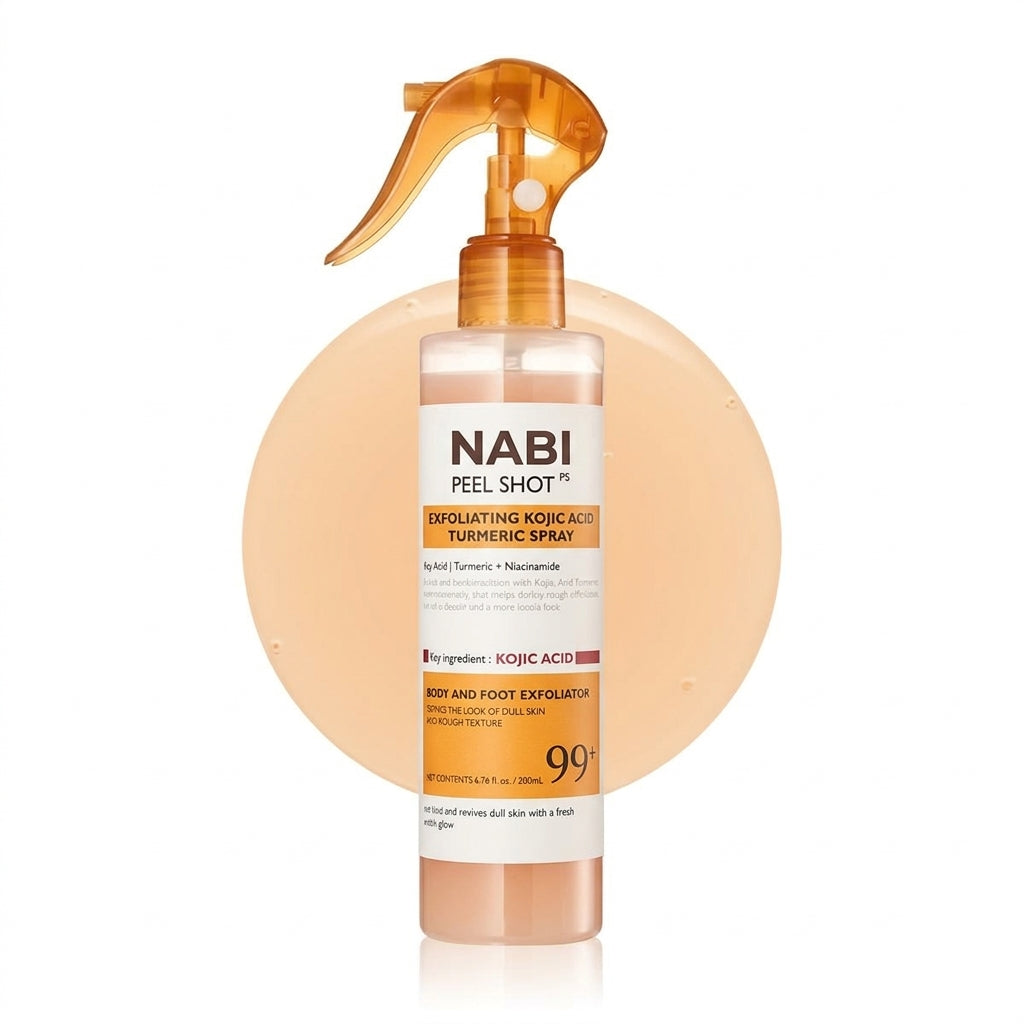 NABI Spray Exfoliante Peel Shot con Ácido Kójico y Cúrcuma, 200mL