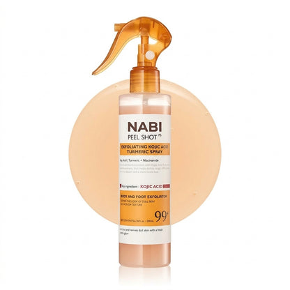 NABI Spray Exfoliante Peel Shot con Ácido Kójico y Cúrcuma, 200mL